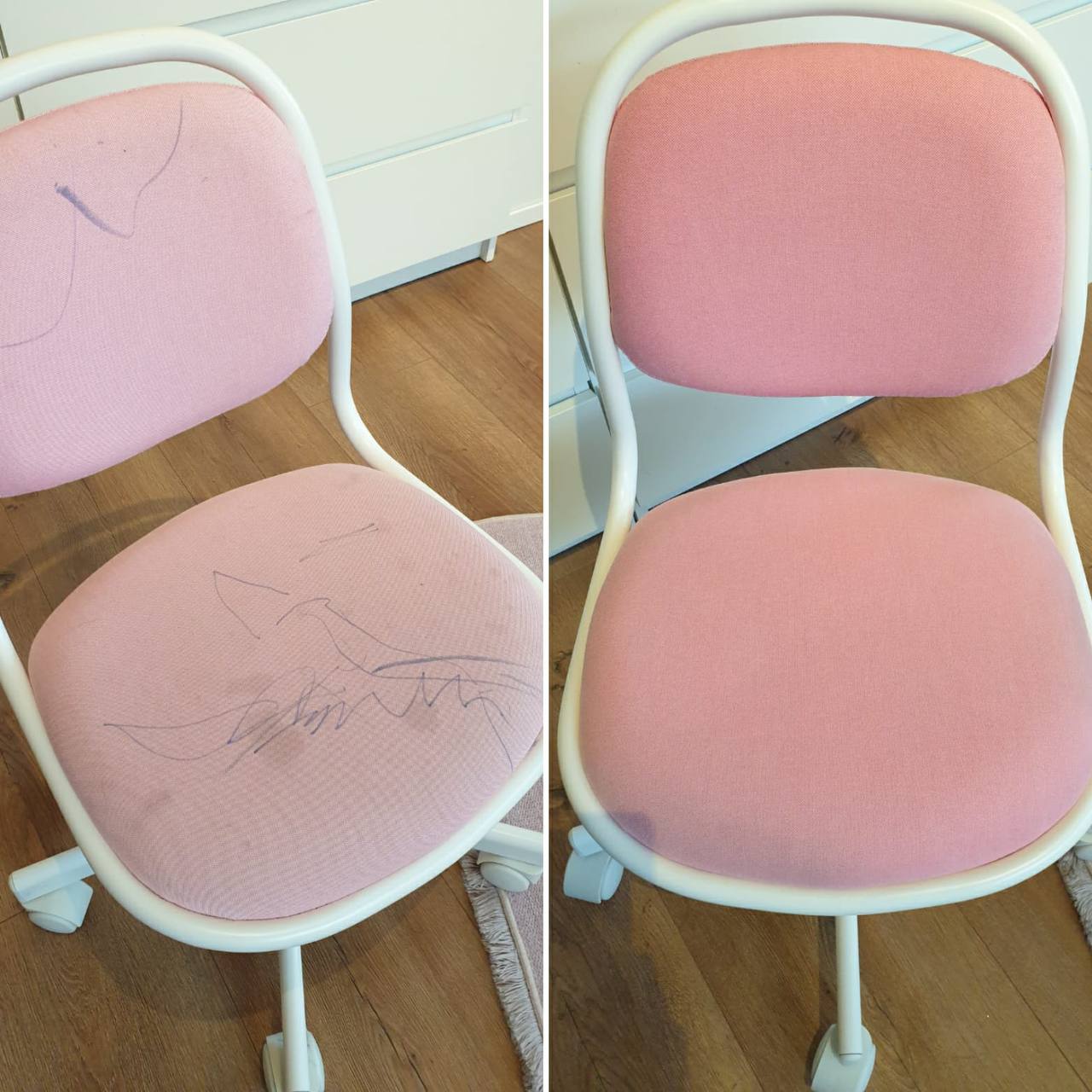 1 - Fleck Kinderstuhl